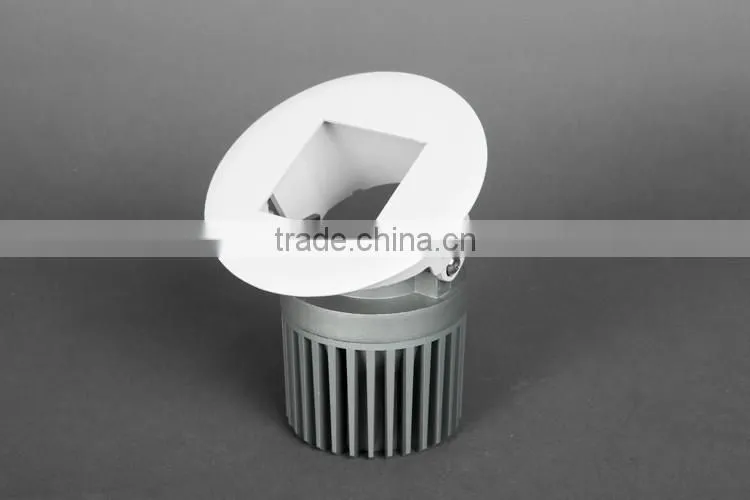 9w 10w adjustable cob led wall wash downlight with linear hole