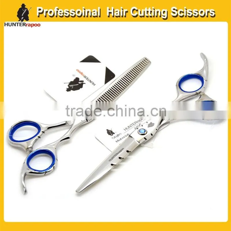 HUNTERrapoo Professional 6.0 inch Hair Cutting Shears Set.Stainless Steel Barber Scissors