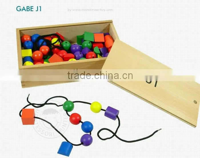 GABE 3 First Block Series, Preschool Educational Frobel Toys
