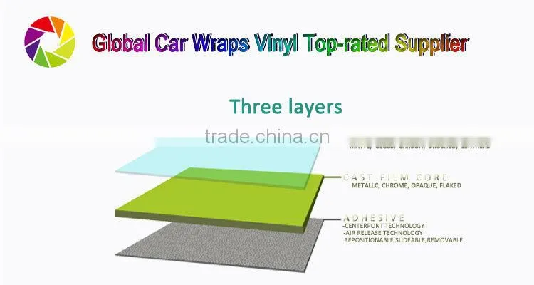 TSAUTOP UV Proof Adhesive Air Free 12colors 1.52*20m 2016 new style TSAUTOP 1.52*30m/20m 2016 new style brushed steel vinyl wrap