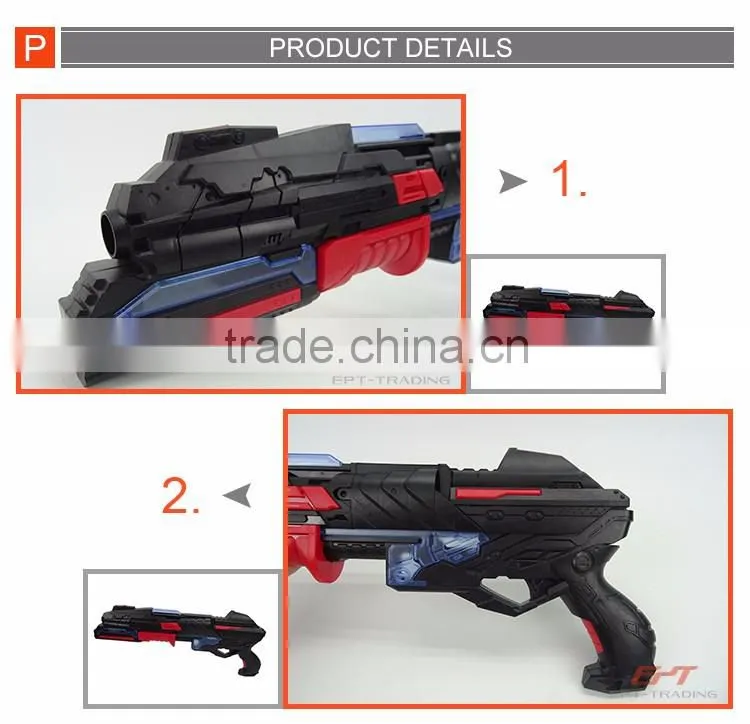 Crazy design battery operated air soft bbs gun toy with light and sound
