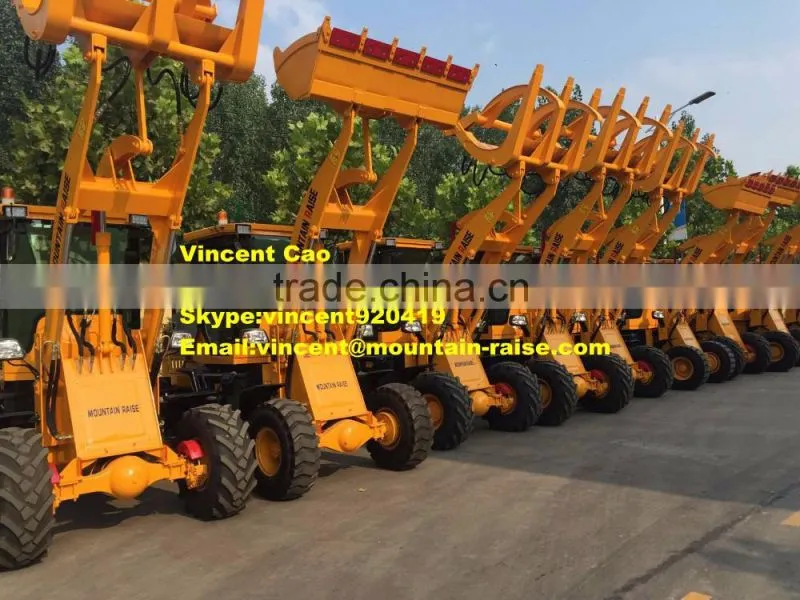 Mini Automatic WZ22-10 1200kg Backhoe Loader For Farm