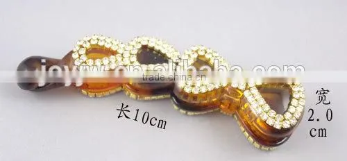 rhinestone hair barrettes