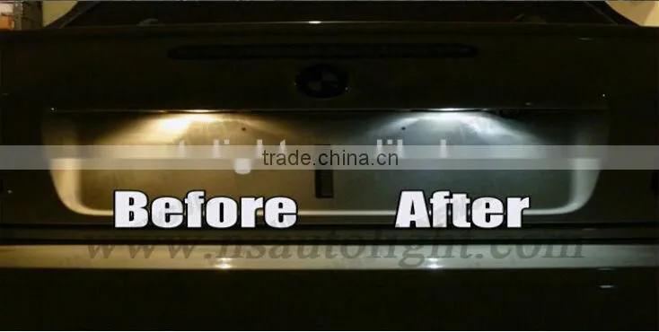 12V Voltage and LED Lamp Type License Plate Light