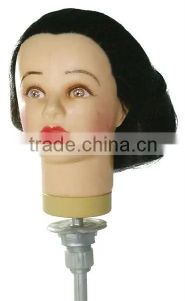 Professional salon synthetic training head wig N026