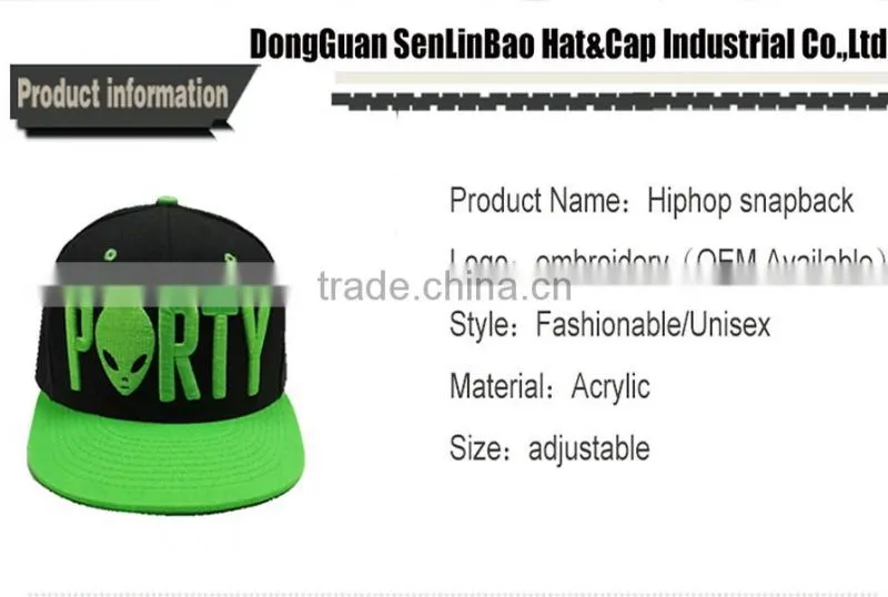 Fashion embroidered snapback hats wholesale