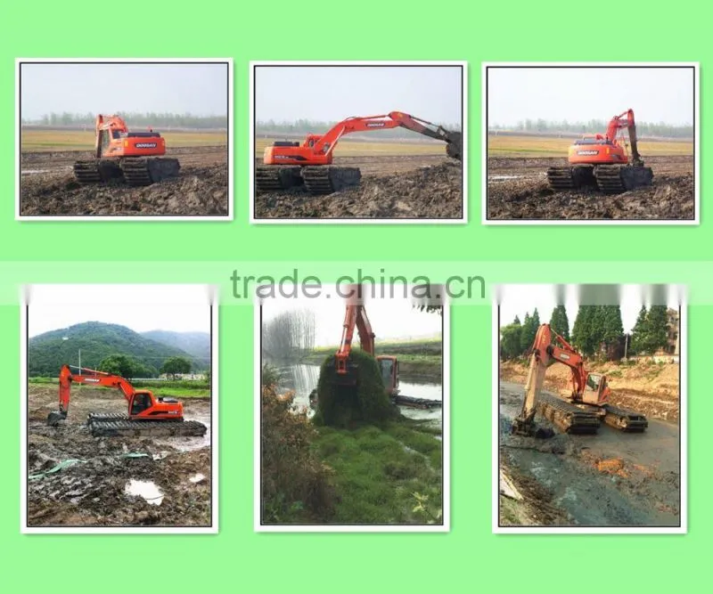 Chinese cheap MAX200PU Floating Track Undercarriage for AMPHIBIOUS EXCAVATOR , Suitable to 20 to 23Ton Class Excavator