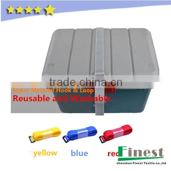 Heavy Duty Buckled Hook and Loop All Purpose Strap