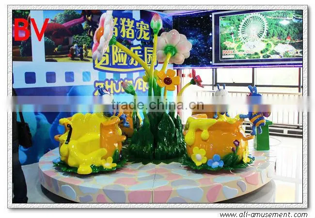 Amusment park indoor carnival game machine rotary coffee cup