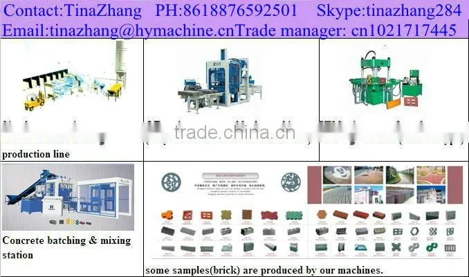 small semi-automatic brick manufacturing machine QT4-30 small scale ,manufacturing machine concrete brick making machine