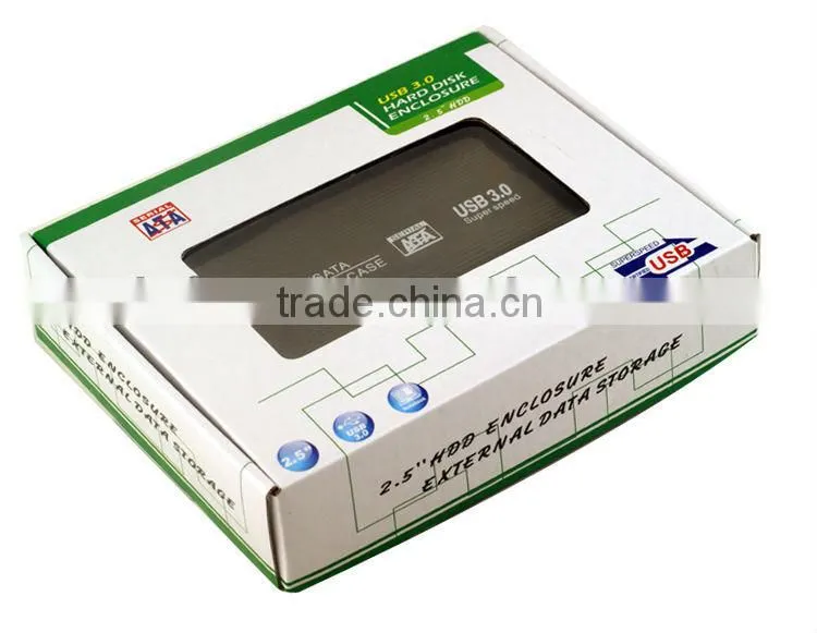 USB External Portable SATA 2.5" Hard Drive Enclosure Case