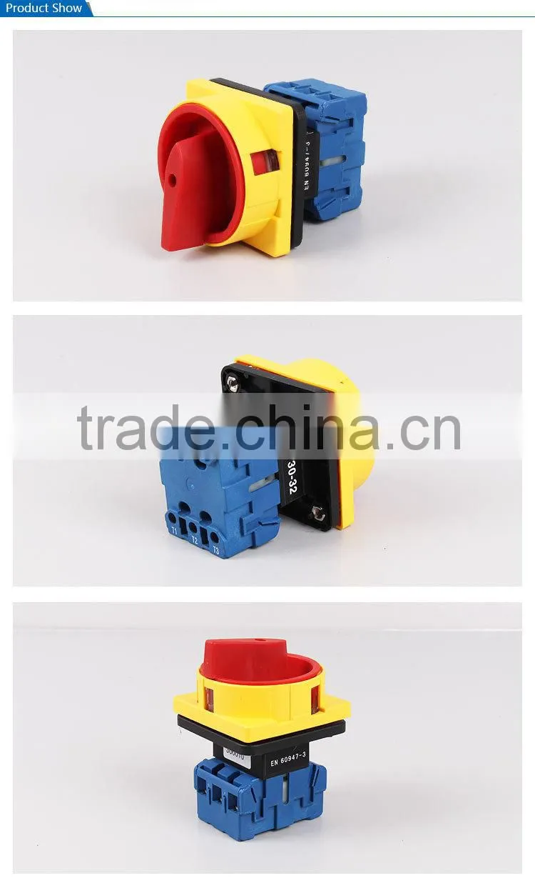 LW30 Series CE Approved 3 Position Electrical Permutator Switch 32A (LW30-32)