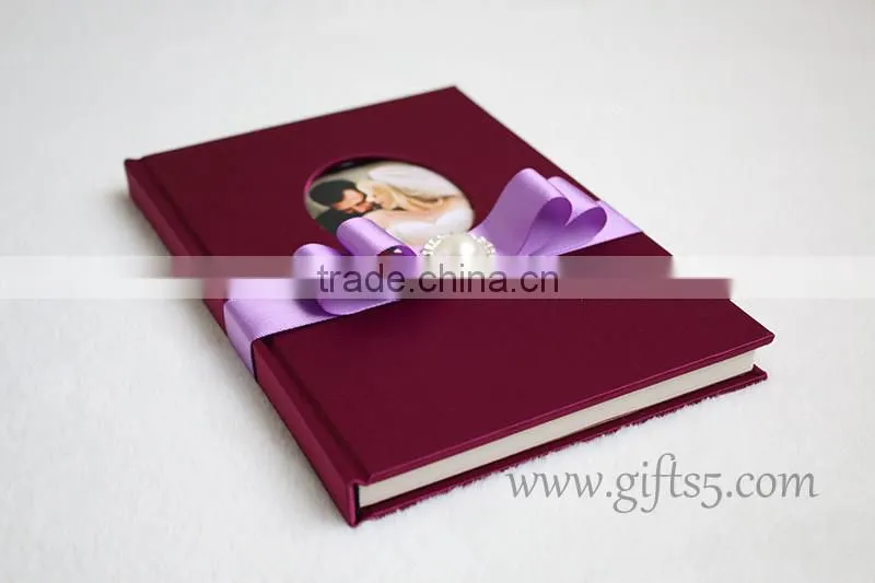 Handmade Luxury wedding guest book table decorations