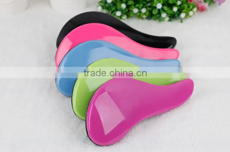 2015 New Design Professional Hot Selling Colorful Customized Head Massage Hair Comb