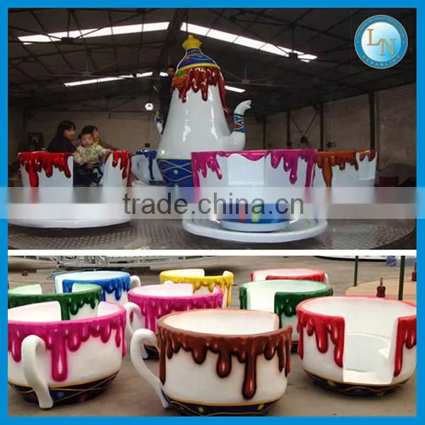 2016 Lino carnival family rides type amusement tea cup park rides for sale
