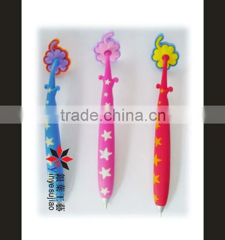 Fashion Rubber Soft 3D Fridge Magnet Pen