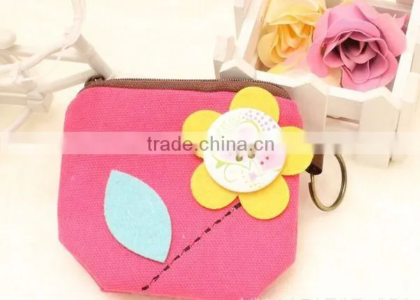Creative Lovely Flower Fabrics Woman Coin Wallet Wholesale ZTCW-0019