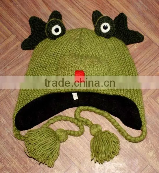 Knitted Children Mohawk Hat