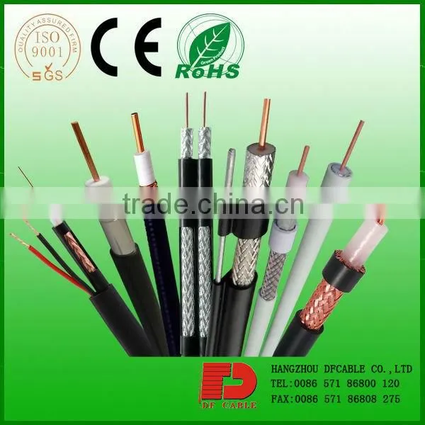 RG59 Bare Copper Long Life Communication Cable Foam PE