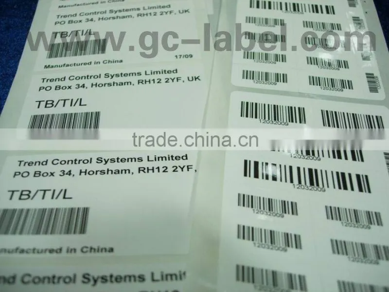 Self-adhesive round sealing labels