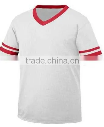 Football Jersey Baseball Tee V Neck White Hockey Jersey T Shirt