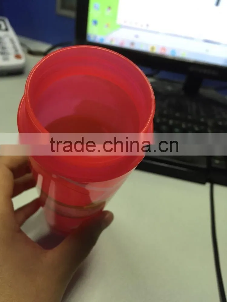 Japanese Little Girl Vinyl Toy Cup,Plastic Cup With Toy Lid