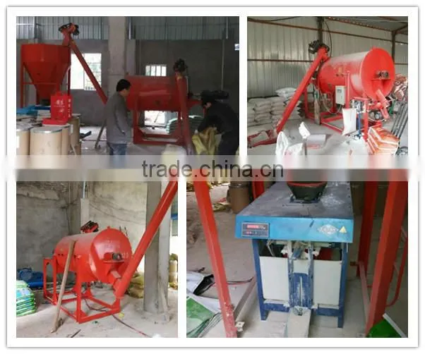 Continuous small production machinery dry mix cement mortar