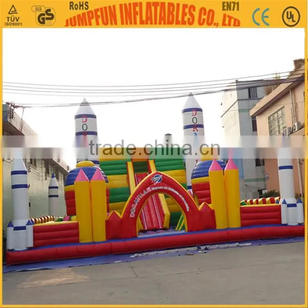 For rental inflatable air playground/durable inflatable fun city/Jumping house big games