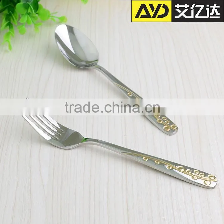 Pass FDA! wooden box high quality stainless flatware