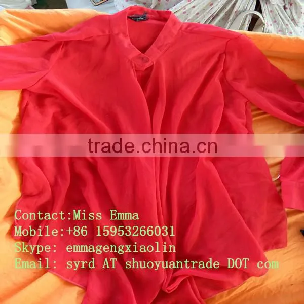 Top quality male clothes/shirts secondhand clothing