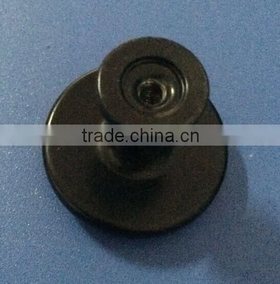 matt black round type zinc alloy furniture kitchen cabinet knob & handle