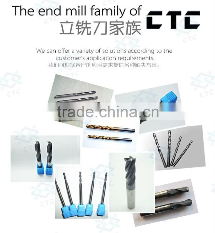 Factory supply high quality carbide chamfering end mills
