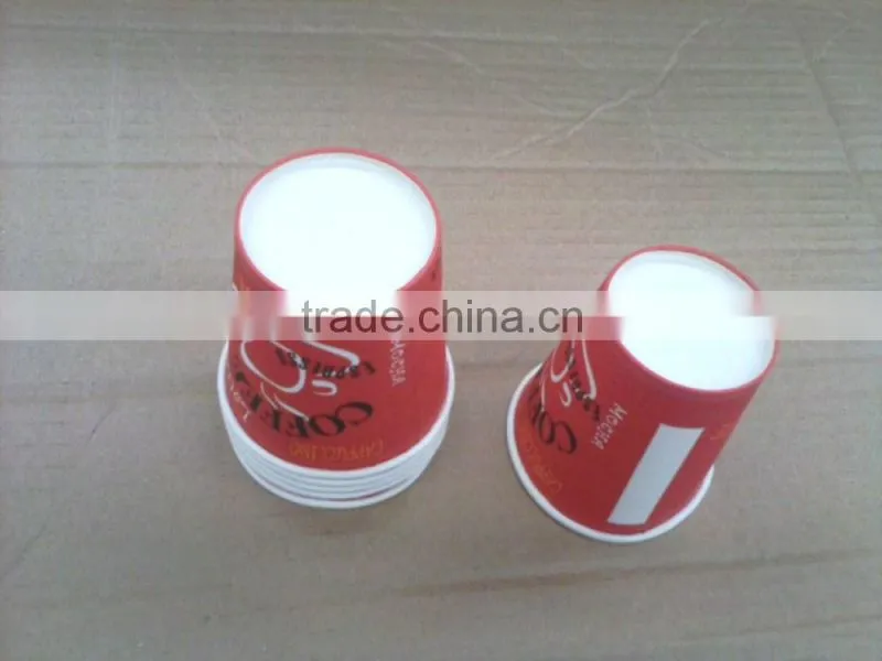 Good Quality Food Grade Paper Disposable Coffee Paper Cups with handle