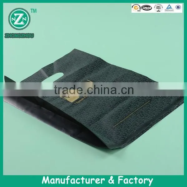 Plastic reinforced patch die-cut bag