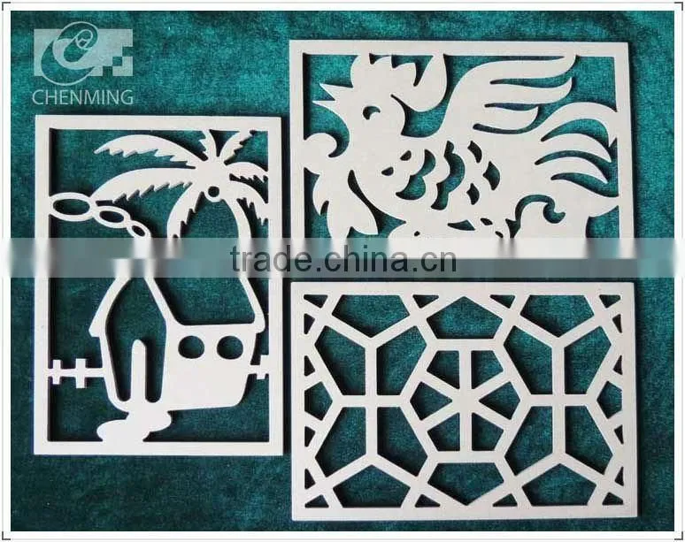 interior grille panel for partition wall