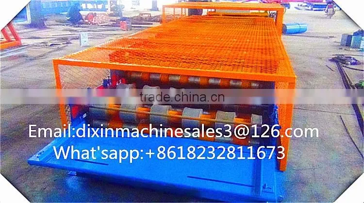 factory price metal roofing double layer roll forming machine