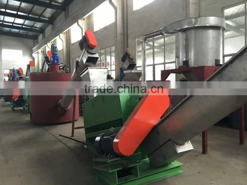 plastic PET bottle washing drying machine
