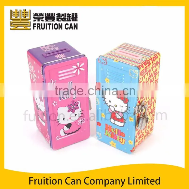 Coin Money Saving Tin Box
