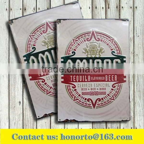 beer advertising blackboard tin sign with cardboard 45*65cm