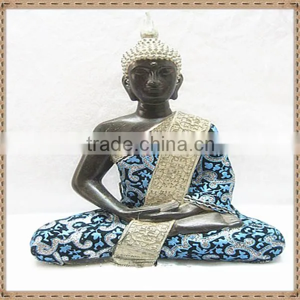 Resin Sitting and Closing Eyes Hindu God Craft for Home Decoration