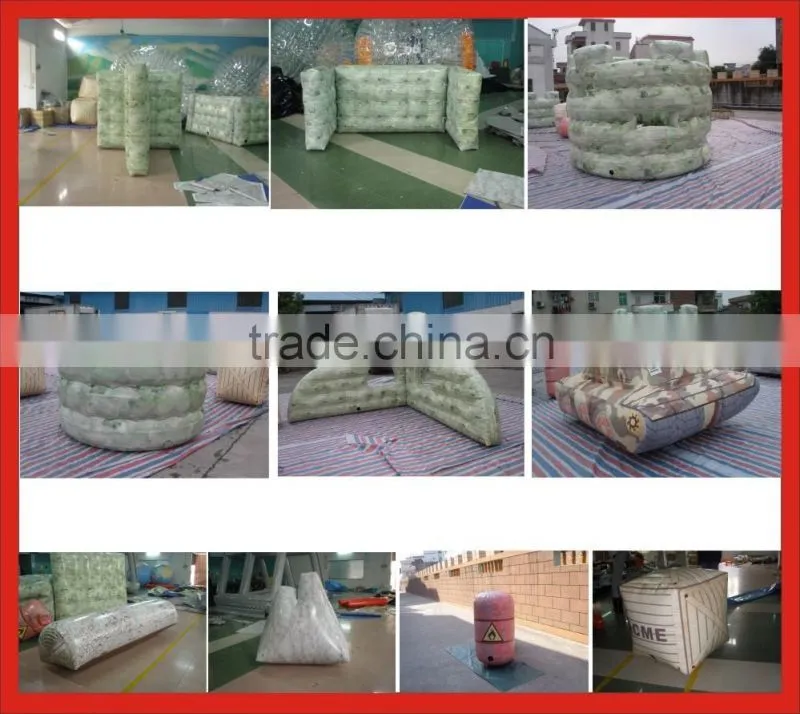 Cheap Army Laser Tag Inflatable Paintball Bunkers Arena