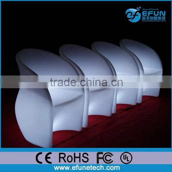 battery led high-back chair,modern design light up single seater sofa chairs