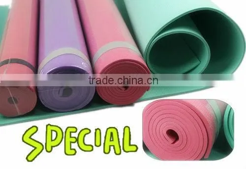 Popular Soft Touch 6mm Thickness NBR Yoga Mat Printed
