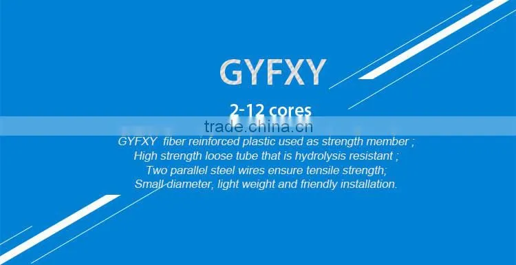 Wholesale good mechanical performance GYFXY direct burial fiber optic cable