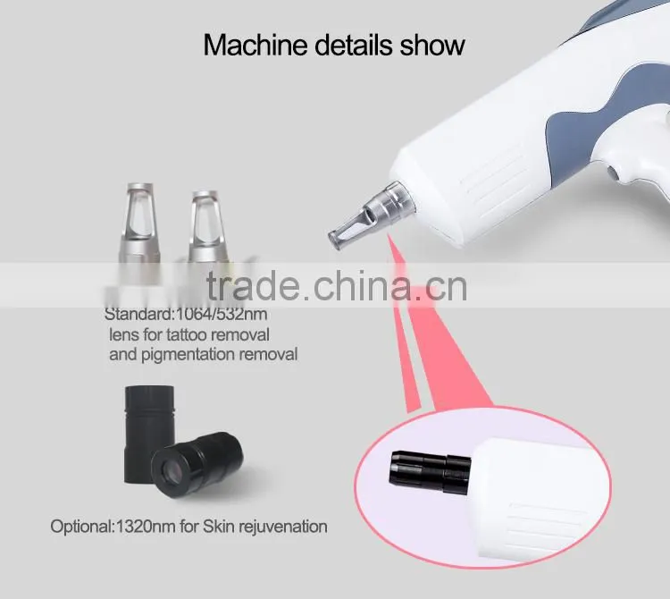 Q-swithched ND:YAG Laser machine laser tattoo removal q switched nd yag laser / laser tattoo removal / tattoo removal machine