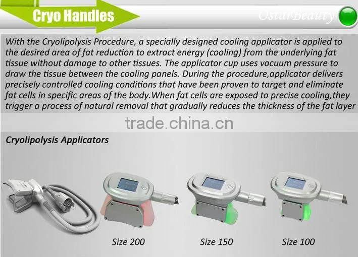 Cryolipolysis machine ultrasonic vacuum liposuction