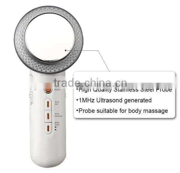 3in1 Ultrasonic Infrared Lights Facial Body Slimming Pain Therapy Beauty Machine