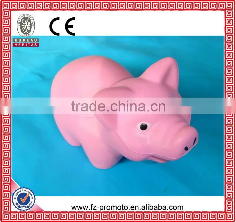 bread shape PU anti stress ball for advertising