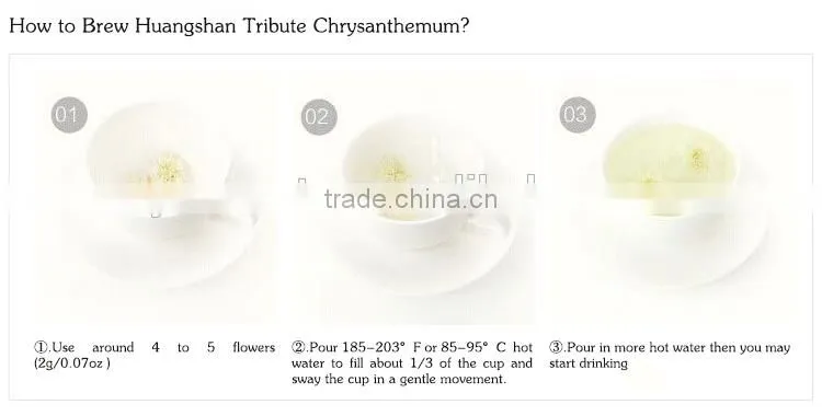HuangShan Chrysanthemum Tea,Dry Chrysanthemum Flowers,Chinese Flower Tea