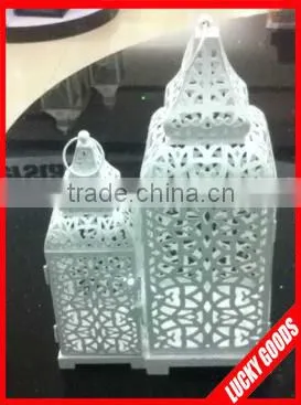 popular selling display white candle holder for showcase decoration